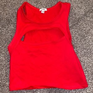 Garage Red XS Crop Top